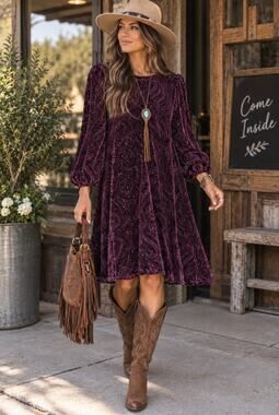 JADE by JOHNNY WAS Donovan Velvet Dress NWT Size SMALL